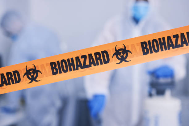 Professional Biohazard technician working in Austwell, TX